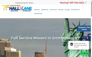 Hall Lane Moving And Storage website