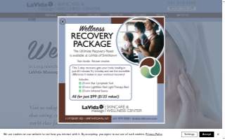 LaVida Massage of Smithtown website
