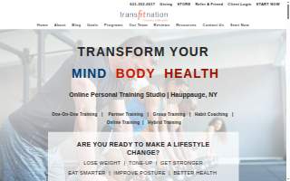 Transfitnation of Smithtown website