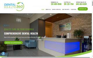 Dental Health 360° - Rockland Emergency & Family Dentist website