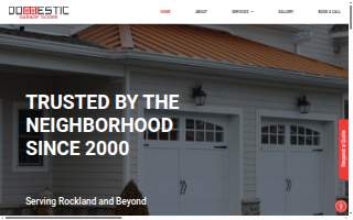 Domestic Garage Doors website