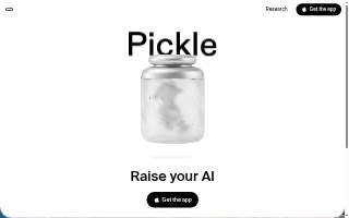 Pickle Creative website