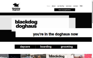 blackdog doghaus website