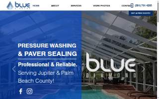 Blue Diamond Pressure Washing of Staten Island website