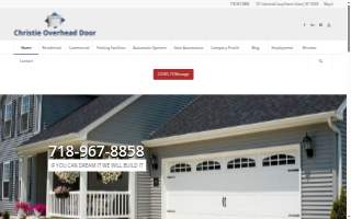 Christie Overhead Door & Repair Services website