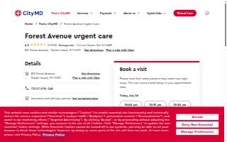 CityMD Forest Avenue Urgent Care - Staten Island website