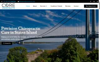 Core Chiropractic PLLC website
