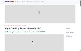 High Quality Entertainment website