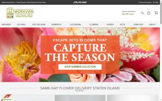 Moravian Florist website