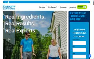 Canopy Lawn Care of Suffolk County website