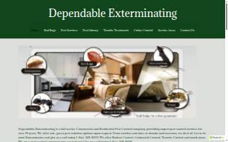 Dependable Exterminating website