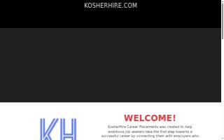 KosherHire website
