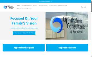 Ophthalmic Consultants of Rockland website