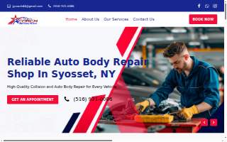 Coach Auto Body website
