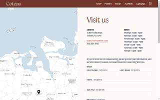 Coteau Wine website