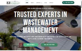 Ez Cesspool Long Island website