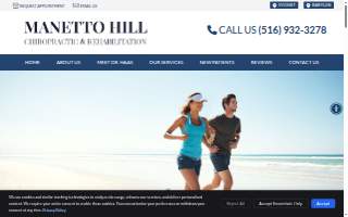 Manetto Hill Chiropractic and Rehabilitation website