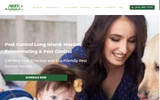 Masters Exterminating and Pest Control INC. website