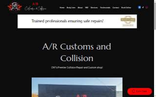 A/R Customs and Collision website