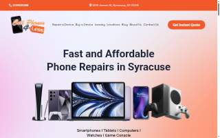 Cell Phones For Less website