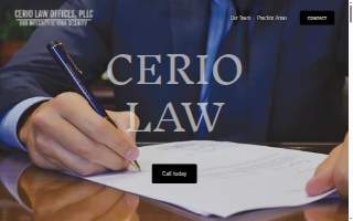 Cerio Law Offices website