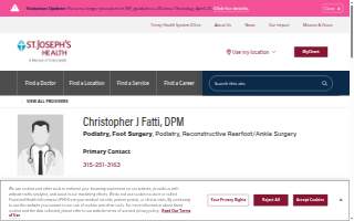 Christopher J. Fatti, MD website