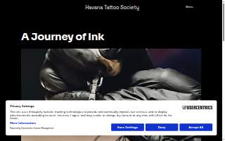 Havana Tattoo Society website
