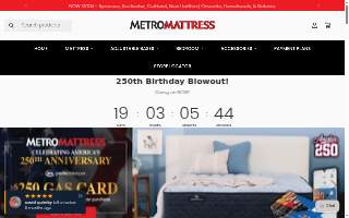 Metro Mattress Syracuse website