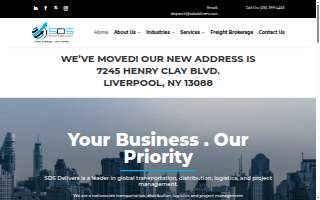 SDS Delivers website