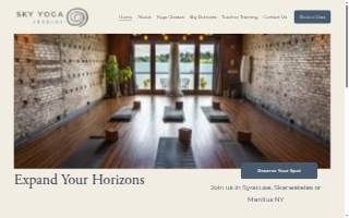 Sky Yoga Studios - Syracuse website