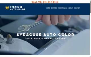 Syracuse Auto Color website