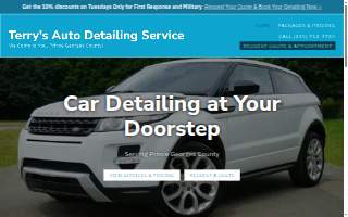 Terry's Auto Detailing website