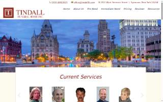 Tindall Funeral Home Inc website