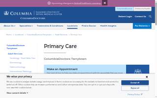 ColumbiaDoctors - Tarrytown Primary Care website