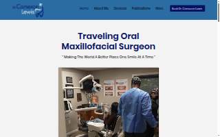 Dr. Cameron Lewis Oral Surgeon website