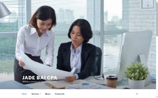 Jade Bai CPA Accounting and Tax website