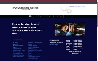 Posca Service Center website