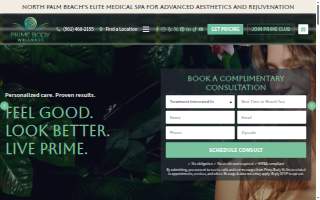 Prime Body Wellness - Tarrytown website