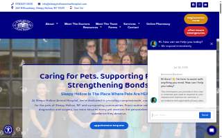 Sleepy Hollow Animal Hospital website