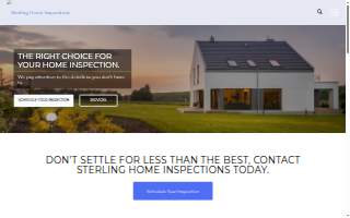 Sterling Home Inspections of Harrison website