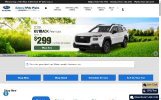 Subaru White Plains website