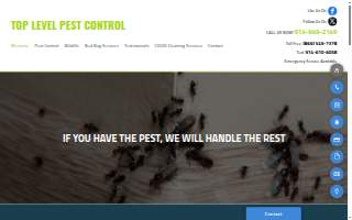 Top Level Pest Control Inc of Tarrytown website
