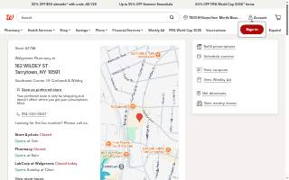 Walgreens Pharmacy of Tarrytown website