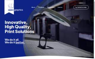 Apex graphics of Tonawanda website