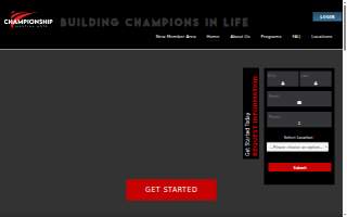 Championship Martial Arts of Tonawanda website