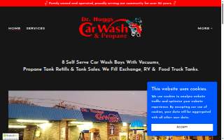 Dr Huggs Car Wash website