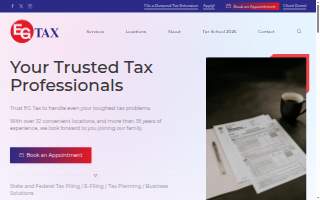 EG Tax Service - Corporate Office website