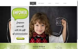Empower Speech Therapy, PLLC website