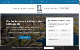 K L Hudson Insurance Agency website