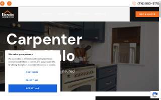 Lenix Construction Inc website